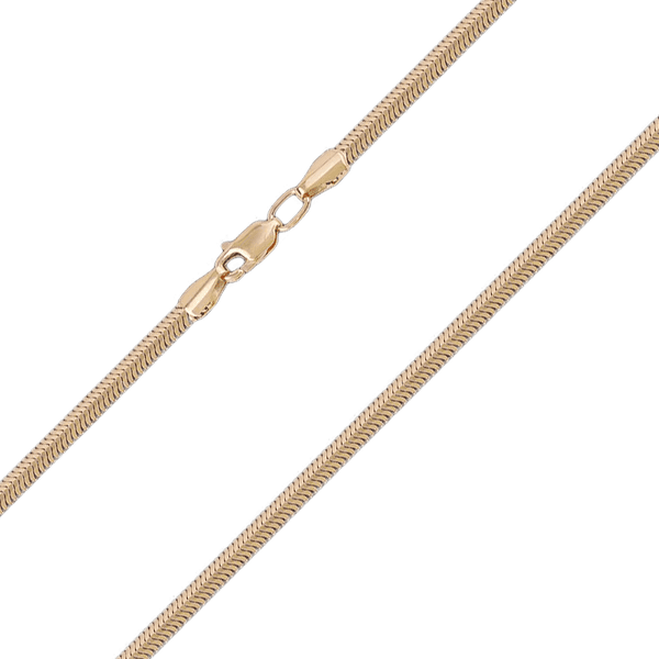 Браслет на руку золотий Снейк плоский 035470 детальное изображение ювелирного изделия Золотые браслеты Браслет на руку золотий Снейк плоский 035470 детальное изображение ювелирного изделия Золотые браслеты