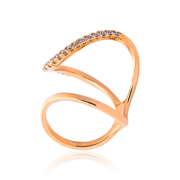 кольцо на фалангу с камнями кольцо на фалангу с камнями