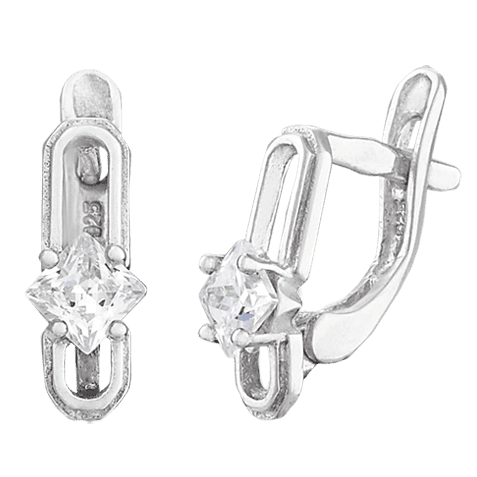 Серебряные серьги С2Ф/041 детальное изображение ювелирного изделия Серебряные серьги с камнями Серебряные серьги С2Ф/041 детальное изображение ювелирного изделия Серебряные серьги с камнями