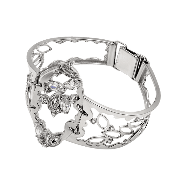 Массивный серебряный браслет в эксклюзивном дизайне 034555 детальное изображение ювелирного изделия Серебряные браслеты Массивный серебряный браслет в эксклюзивном дизайне 034555 детальное изображение ювелирного изделия Серебряные браслеты