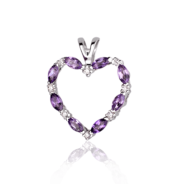 Сердце с бриллантами Сердце с бриллантами