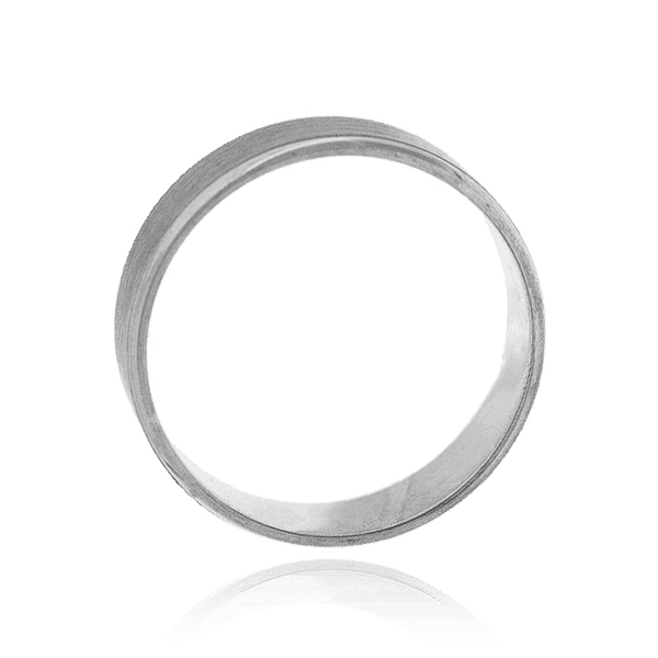 обручальное кольцо матовое из белого золота обручальное кольцо матовое из белого золота