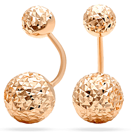 Золотые серьги в стиле Диор з алмазной гранью 032782 детальное изображение ювелирного изделия Золотые серьги без вставок Золотые серьги в стиле Диор з алмазной гранью 032782 детальное изображение ювелирного изделия Золотые серьги без вставок