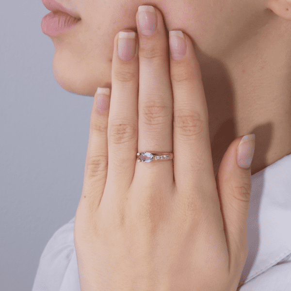 Золотое кольцо с аметистом Золотое кольцо с аметистом