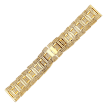обзорное фото Золотой браслет с бриллиантами для мужских часов 036810  Золотые браслеты