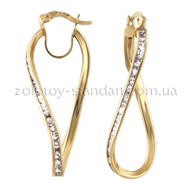 оглядове фото Золоті сережки 80237