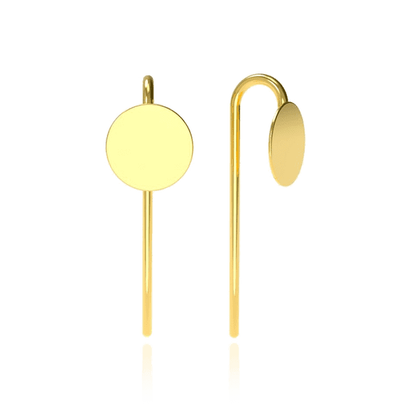 Золотые серьги петля Монетка 034520 детальное изображение ювелирного изделия Золотые серьги Золотые серьги петля Монетка 034520 детальное изображение ювелирного изделия Золотые серьги