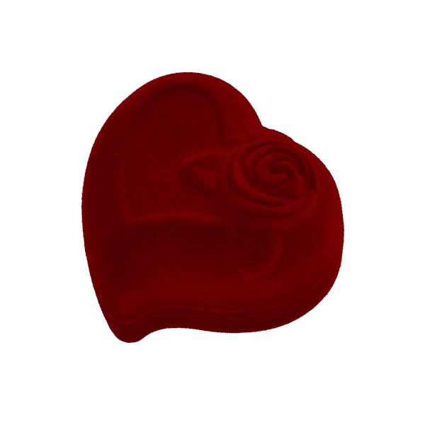 Футляр Сердце с розой 1211 детальное изображение ювелирного изделия Подарочные футляры и упаковки Футляр Сердце с розой 1211 детальное изображение ювелирного изделия Подарочные футляры и упаковки