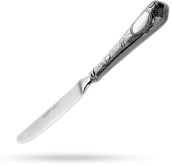 Серебряный столовый нож 024288 детальное изображение ювелирного изделия Серебряные ножи Серебряный столовый нож 024288 детальное изображение ювелирного изделия Серебряные ножи