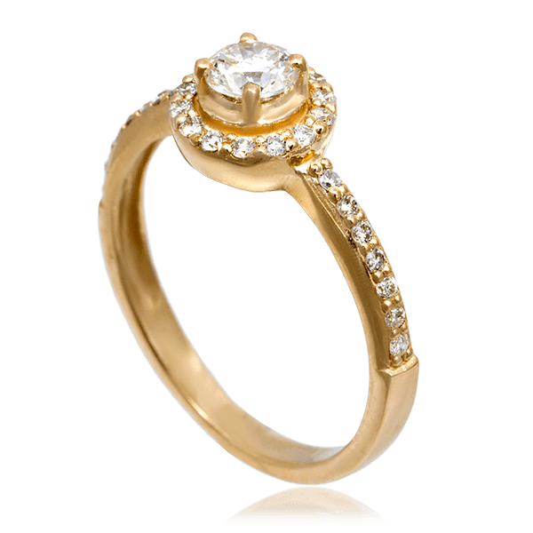 Золотое кольцо с бриллиантом фото Золотое кольцо с бриллиантом фото