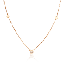 обзорное фото Золотое колье Монетки с перламутром 035197 Золотые колье с камнями обзорное фото Золотое колье Монетки с перламутром 035197  Золотые колье с камнями