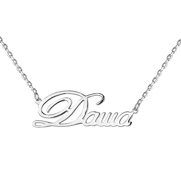 Серебряное именное колье с именем Даша 925 пробы 037656 детальное изображение ювелирного изделия Серебряные колье Серебряное именное колье с именем Даша 925 пробы 037656 детальное изображение ювелирного изделия Серебряные колье
