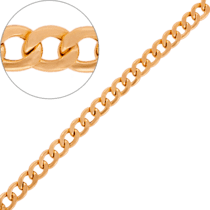 обзорное фото Золотая цепочка Гурмет 13605  Гурмет плетение золотых цепочек