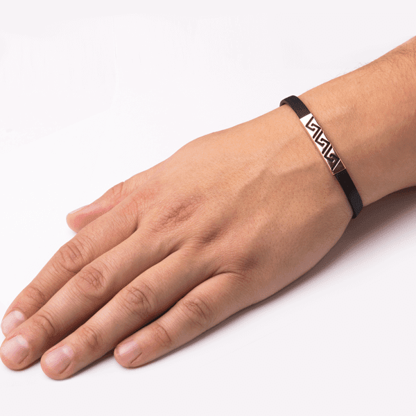 Мужской золотой браслет каучук. Фото. Мужской золотой браслет каучук. Фото.