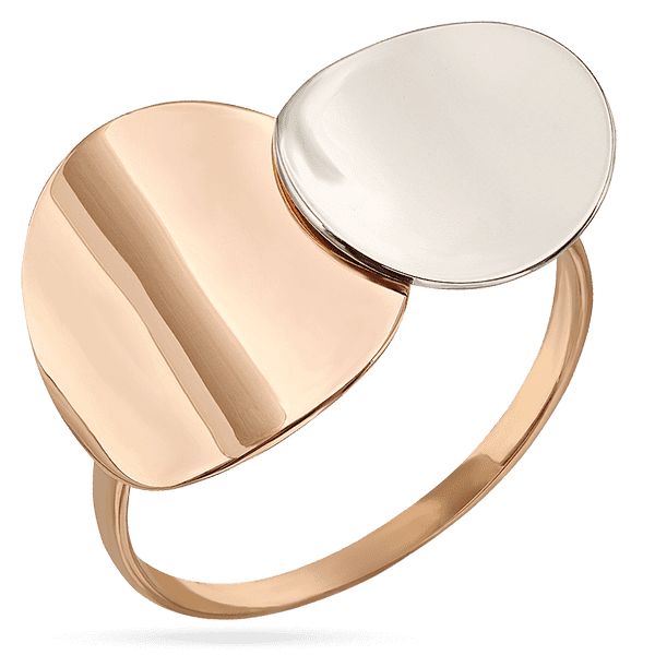 Стильное золотое кольцо из комбинированного золота глянцевое Наоми 036778 детальное изображение ювелирного изделия Золотые кольца Стильное золотое кольцо из комбинированного золота глянцевое Наоми 036778 детальное изображение ювелирного изделия Золотые кольца