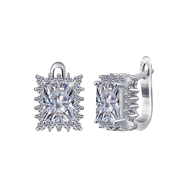 Серебряные серьги СК2Ф/380 детальное изображение ювелирного изделия Серебряные серьги с камнями Серебряные серьги СК2Ф/380 детальное изображение ювелирного изделия Серебряные серьги с камнями