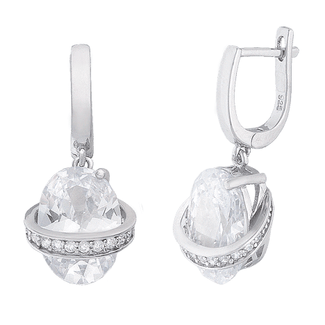 Серебряные серьги СК2Ф/385 детальное изображение ювелирного изделия Серебряные серьги с камнями Серебряные серьги СК2Ф/385 детальное изображение ювелирного изделия Серебряные серьги с камнями