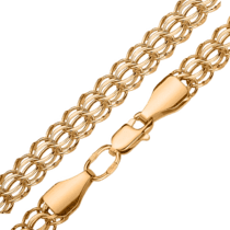обзорное фото Золотая цепочка Венеция 14631  Золотые цепочки плетение Венеция