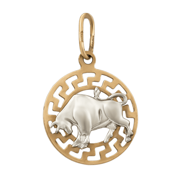 Золотой кулон знак зодиака Телец 63134 детальное изображение ювелирного изделия Золотые подвески знаки зодиака Золотой кулон знак зодиака Телец 63134 детальное изображение ювелирного изделия Золотые подвески знаки зодиака