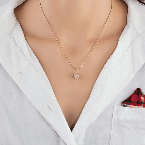 Золотой подвес с цирконием 420884 Золотой подвес с цирконием 420884