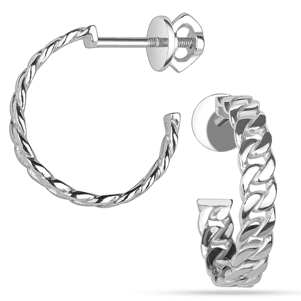 Серебряные серьги-гвоздики Цепочка 038131 детальное изображение ювелирного изделия Серебряные серьги без вставок Серебряные серьги-гвоздики Цепочка 038131 детальное изображение ювелирного изделия Серебряные серьги без вставок