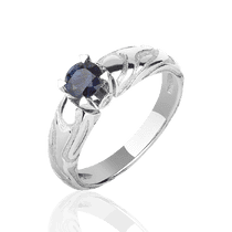 обзорное фото Золотое кольцо с сапфиром и бриллиантами 028467 Золотые кольца с сапфиром обзорное фото Золотое кольцо с сапфиром и бриллиантами 028467  Золотые кольца с сапфиром