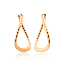 обзорное фото Серьги из красного золота 029172  Золотые серьги без вставок