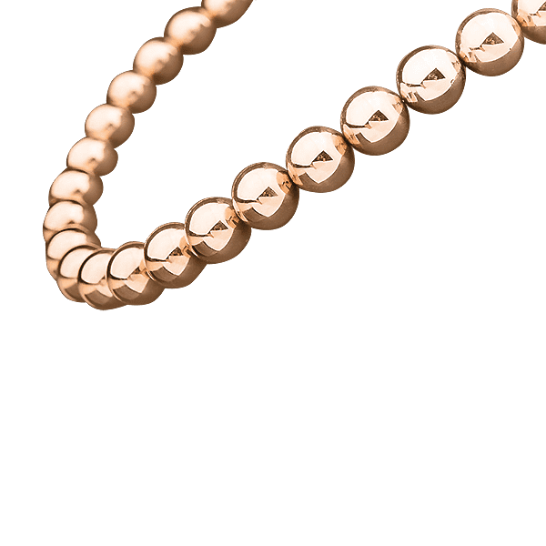 Золотое колье Шарики 026036 фото Золотое колье Шарики 026036 фото