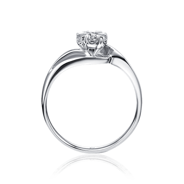 кольцо в белом золоте с бриллиантами кольцо в белом золоте с бриллиантами