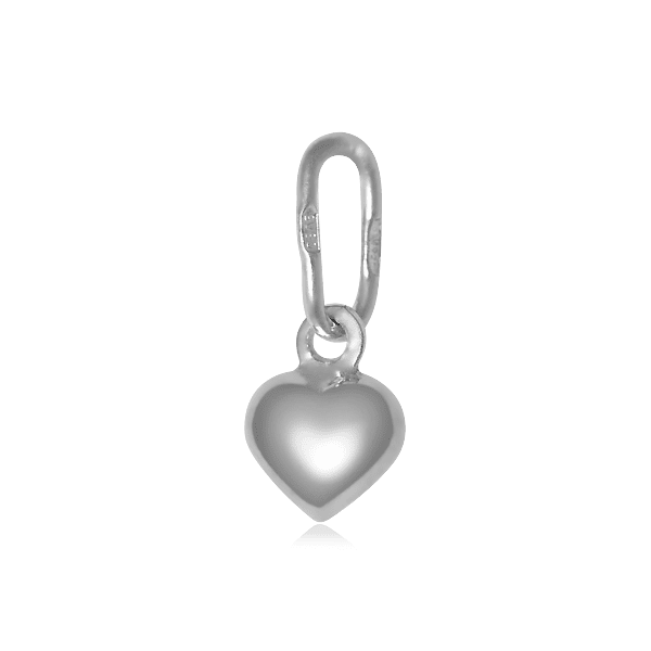 Серебряный кулон Сердечко 62119 детальное изображение ювелирного изделия Серебряные подвески без вставок Серебряный кулон Сердечко 62119 детальное изображение ювелирного изделия Серебряные подвески без вставок