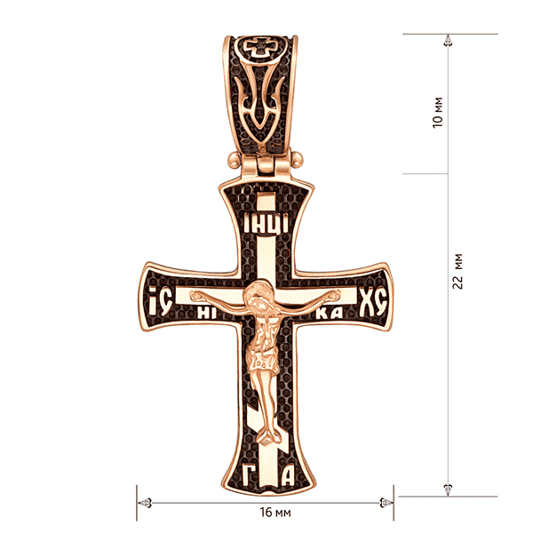 хрест з чернінням золотий хрест з чернінням золотий