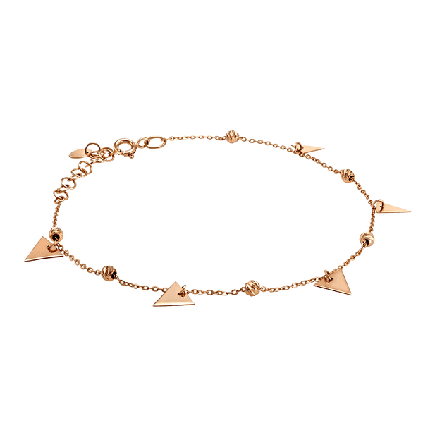 Стильный золотой браслет с треугольниками 033200 детальное изображение ювелирного изделия Женские золотые браслеты Стильный золотой браслет с треугольниками 033200 детальное изображение ювелирного изделия Женские золотые браслеты