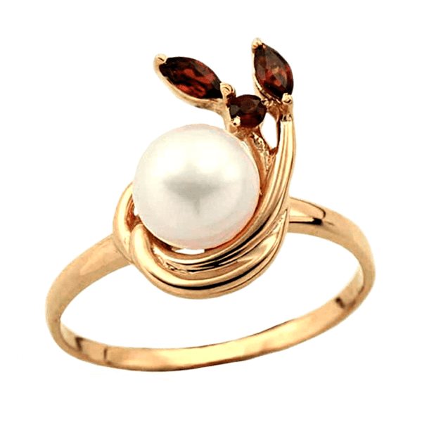 Кольцо с жемчугом 320982 детальное изображение ювелирного изделия Золотые кольца с жемчугом Кольцо с жемчугом 320982 детальное изображение ювелирного изделия Золотые кольца с жемчугом