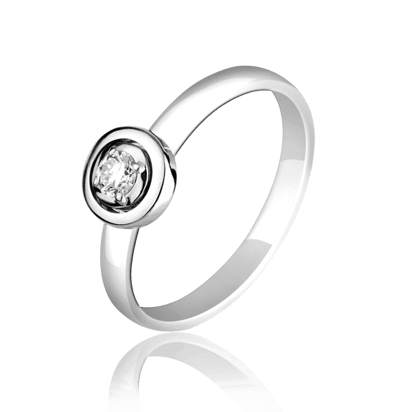 Золотое кольцо из белого золота с бриллиантом 025362 детальное изображение ювелирного изделия Золотые кольца для помолвки с бриллиантом Золотое кольцо из белого золота с бриллиантом 025362 детальное изображение ювелирного изделия Золотые кольца для помолвки с бриллиантом