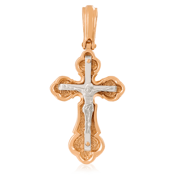 Золотой кулон 023677 детальное изображение ювелирного изделия Золотые крестики Золотой кулон 023677 детальное изображение ювелирного изделия Золотые крестики