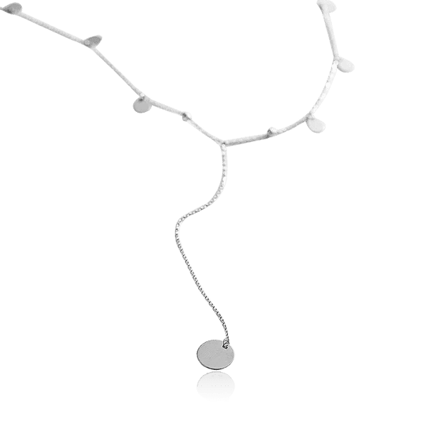 Колье Капельки из белого золота 032822 детальное изображение ювелирного изделия Золотое колье без камней Колье Капельки из белого золота 032822 детальное изображение ювелирного изделия Золотое колье без камней