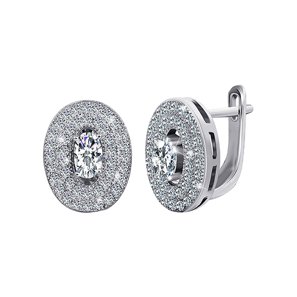 Серебряные серьги СК2Ф/433 детальное изображение ювелирного изделия Серебряные серьги с камнями Серебряные серьги СК2Ф/433 детальное изображение ювелирного изделия Серебряные серьги с камнями