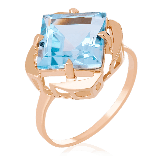 Золота каблучка з топазом 023872 детальне зображення ювелірного виробу Золота каблучка з топазом 023872 детальне зображення ювелірного виробу