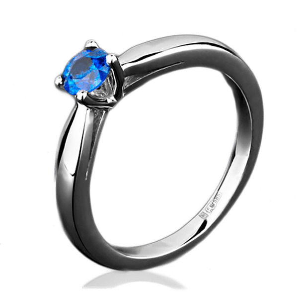 Кольцо из белого золота с сапфиром 1097/1 детальное изображение ювелирного изделия Золотые кольца с сапфиром Кольцо из белого золота с сапфиром 1097/1 детальное изображение ювелирного изделия Золотые кольца с сапфиром