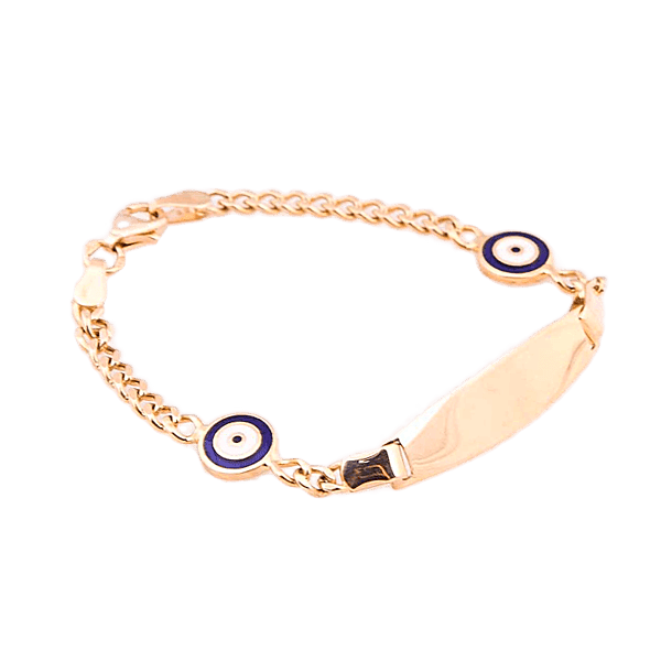 Золотой детский браслет с эмалью 025201 детальное изображение ювелирного изделия Детские золотые браслеты Золотой детский браслет с эмалью 025201 детальное изображение ювелирного изделия Детские золотые браслеты