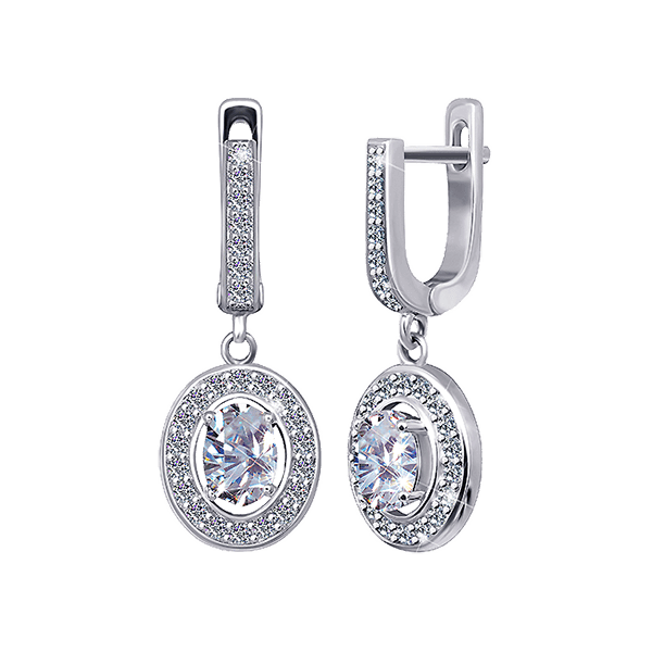 Серебряные серьги СК2Ф/382 детальное изображение ювелирного изделия Серебряные серьги с камнями Серебряные серьги СК2Ф/382 детальное изображение ювелирного изделия Серебряные серьги с камнями