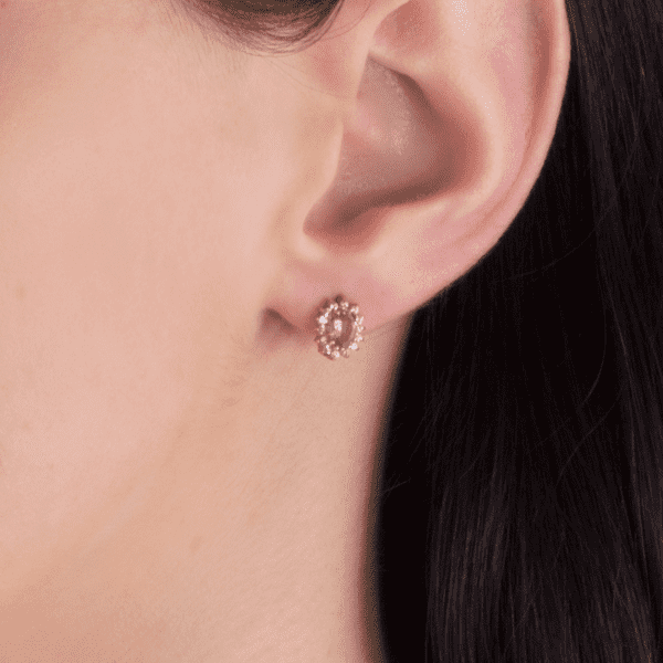 Золоті сережки з аметистом 576730 детальне зображення ювелірного виробу Золоті сережки з аметистом 576730 детальне зображення ювелірного виробу