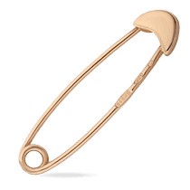 обзорное фото Булавка из красного золота 585 гладкая 033848 Золотые булавки обзорное фото Булавка из красного золота 585 гладкая 033848  Золотые булавки