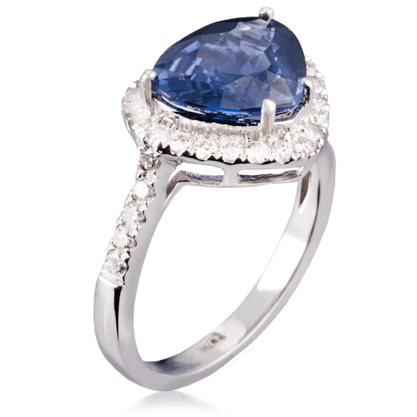 Кольцо с сапфиром и бриллиантами 024088 детальное изображение ювелирного изделия Золотые кольца с сапфиром Кольцо с сапфиром и бриллиантами 024088 детальное изображение ювелирного изделия Золотые кольца с сапфиром