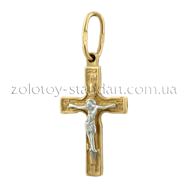 Золотой крестик 60054 детальное изображение ювелирного изделия Детский золотой крестик Золотой крестик 60054 детальное изображение ювелирного изделия Детский золотой крестик