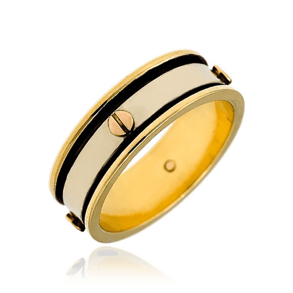 обручальное кольцо Барака комбинированное золото обручальное кольцо Барака комбинированное золото