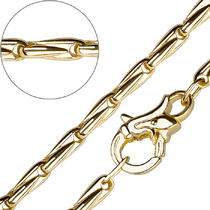 обзорное фото Эксклюзивная золотая цепь ручной работы в лимонном золоте 032062 Полновесные золотые цепочки обзорное фото Эксклюзивная золотая цепь ручной работы в лимонном золоте 032062  Полновесные золотые цепочки