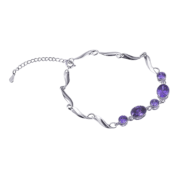 Серебряный браслет с фианитами 025480 детальное изображение ювелирного изделия Серебряные женские браслеты Серебряный браслет с фианитами 025480 детальное изображение ювелирного изделия Серебряные женские браслеты