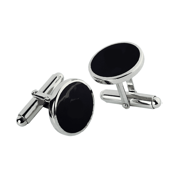 Ювелірні запонки срібні з емаллю 027791 детальне зображення ювелірного виробу Ювелірні запонки срібні з емаллю 027791 детальне зображення ювелірного виробу