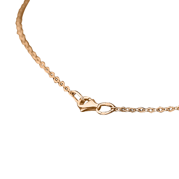 Золотое колье Ромбики 026039 купить Золотое колье Ромбики 026039 купить